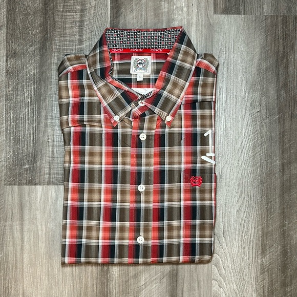 Cinch Other - Cinch Rocking 1M Ranch Long Sleeve Button Down Shirt - Large